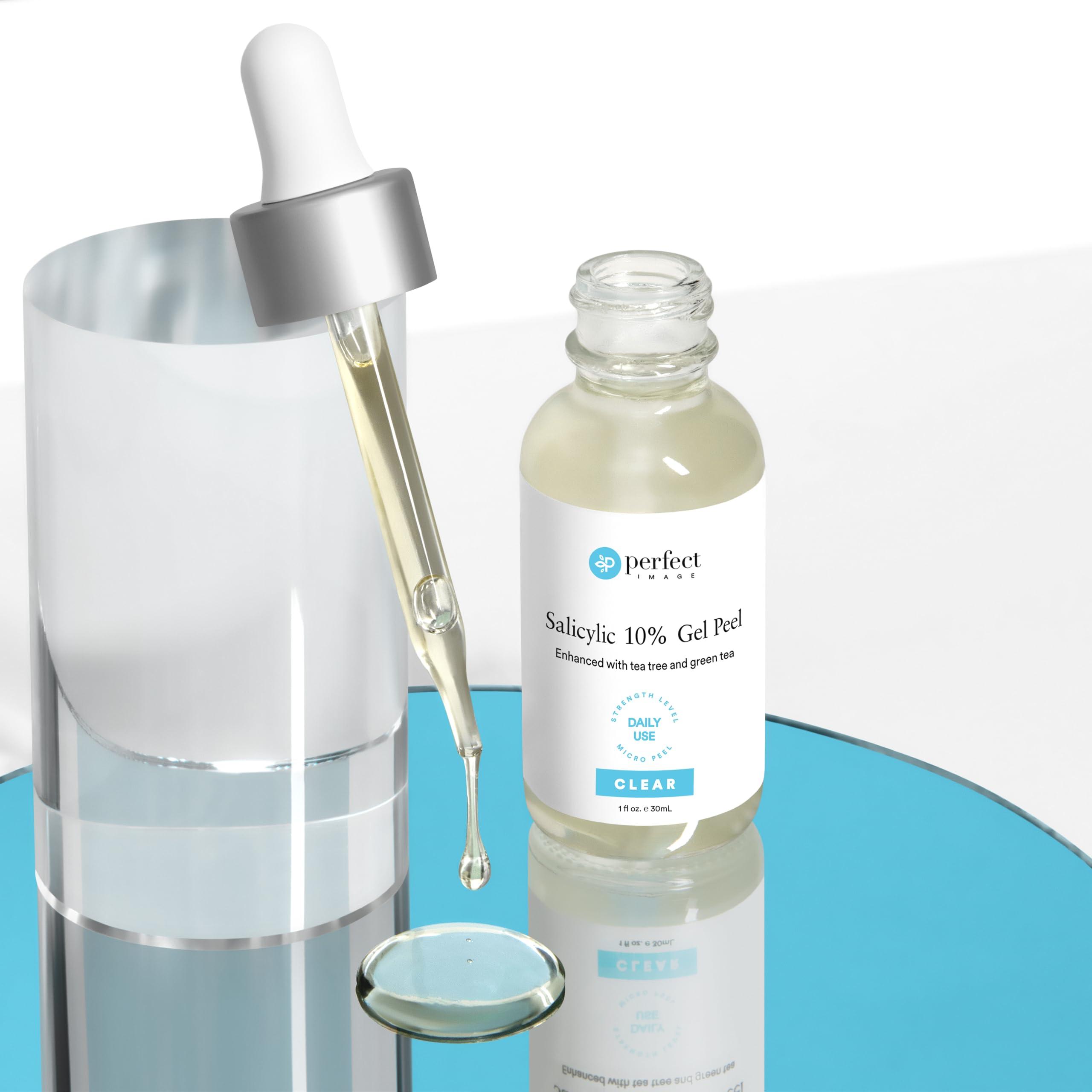 Perfect Image Salicylic 10% Gel Peel, Breakout and Pore Minimizer and Cleanser, 15-30 Full Facial Chemical Peels, 1 fl oz. e, 30 mL Perfect Image