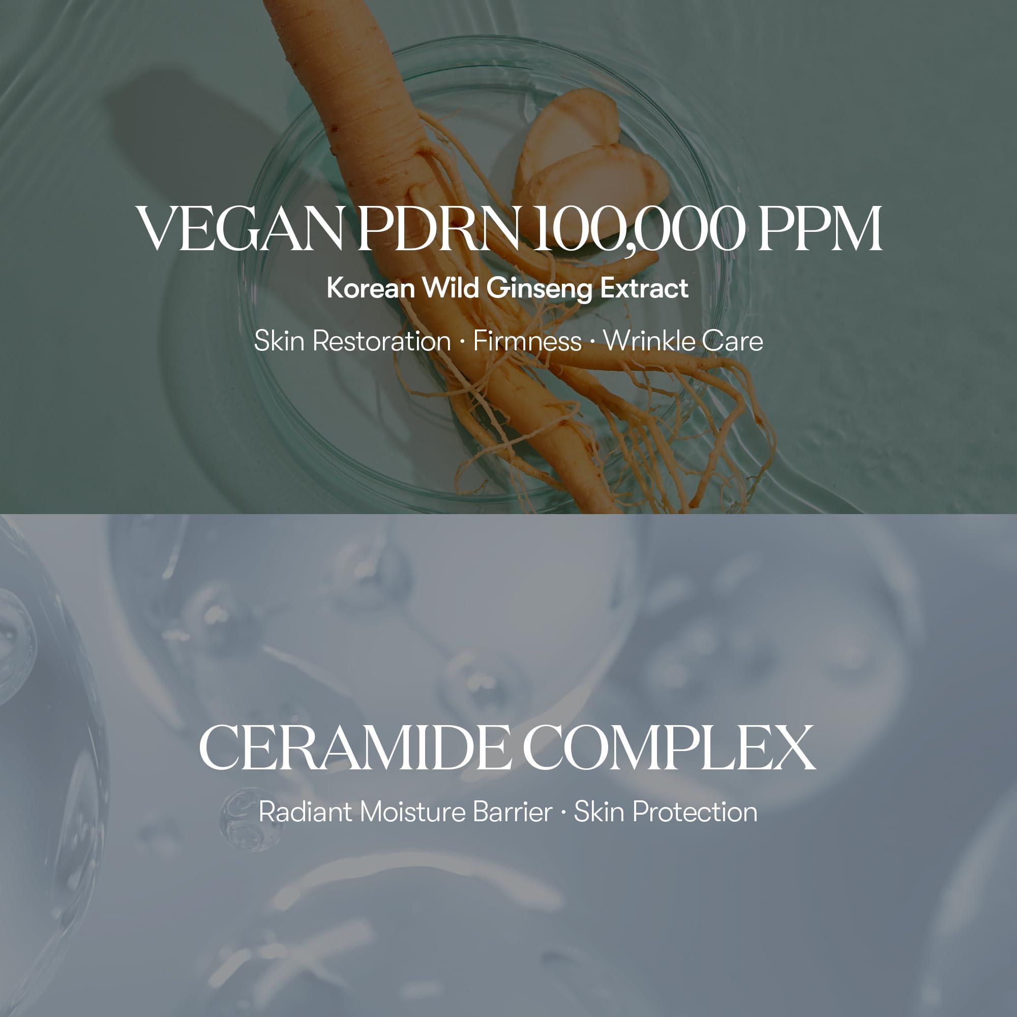 VT COSMETICS VT COSMETICS PDRN 100 Essence, Intensive Glow Serum, Vegan PDRN 100,000ppm, Skin Restoration & Recovery, Hydrating, Moisturizing, Firming, Fine Lines, Korean Skincare 1.01 fl. Oz.