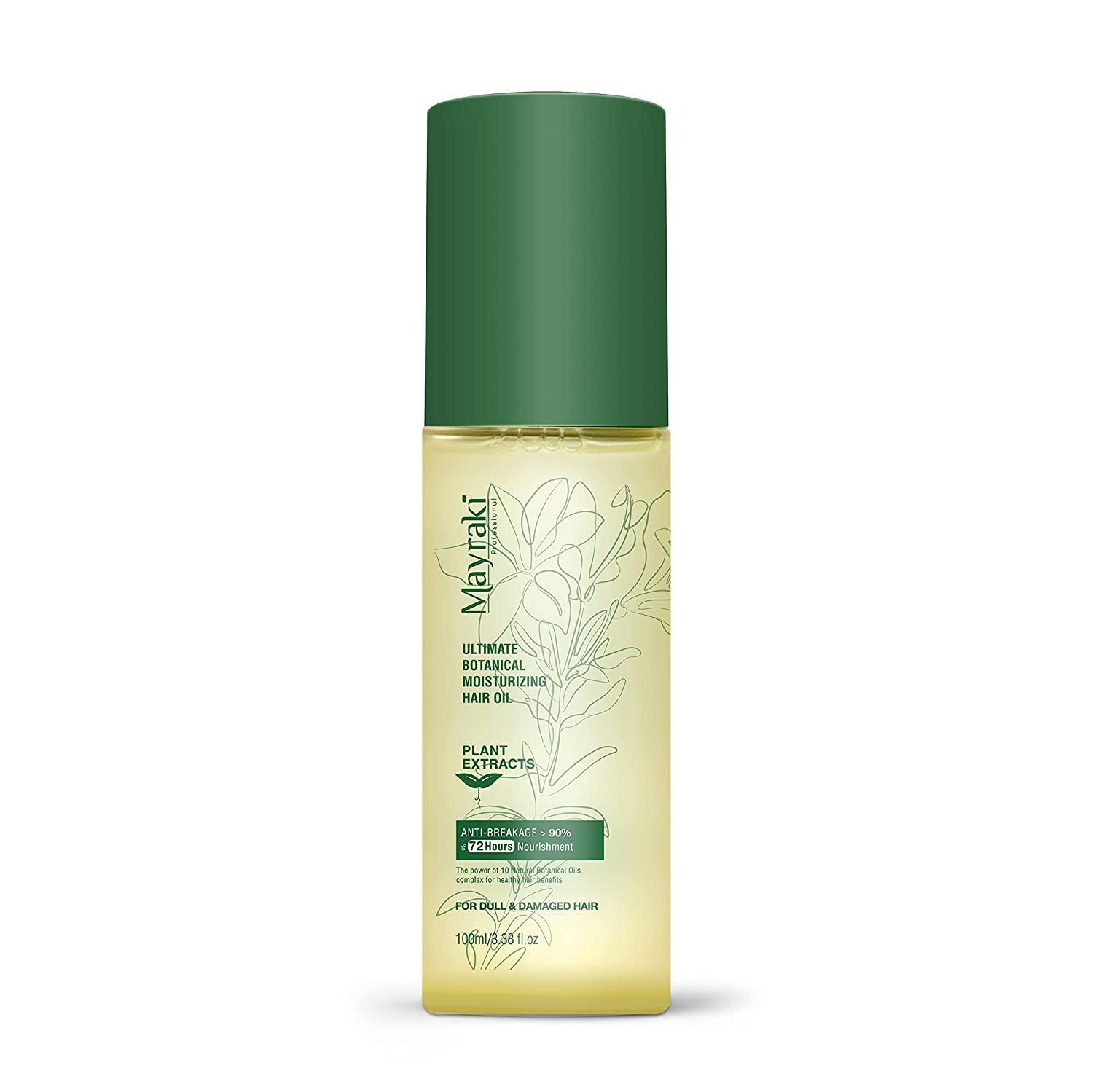 Mayraki Professional Mayraki Hair Growth Oil | Ultimate Moisturizing Hair Oil Treatment | Revitalizing Lightweight Hair Oil for Curly Frizzy Hair | Repair Damaged Hair and Dry Scalp | 100ml | 3.38 fl. oz.