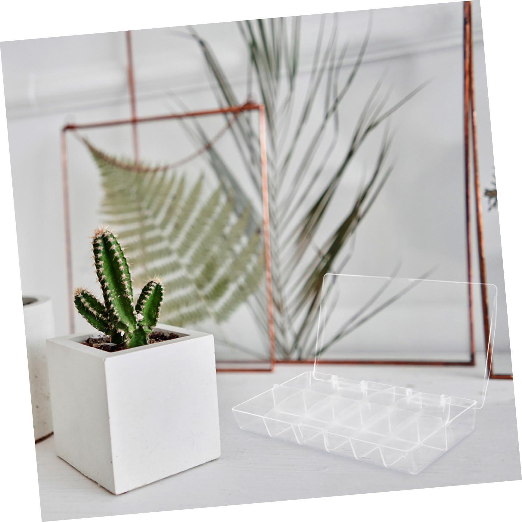 Mikinona Mikinona Pcs Nail Boxes for Press Ons Fake Nails Tech Case Organizer Pp Material Storage Box for Art