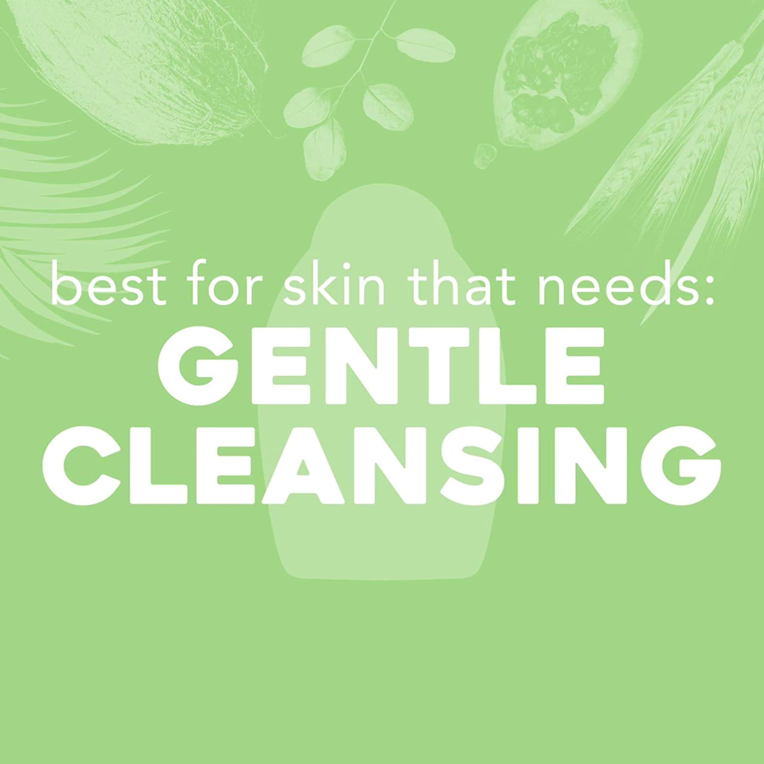 OGX OGX Sensitive + Pink Sea Salt & Rosewater Sulfate-Free Soothing Body Scrub with Healing Rose Quartz, Gentle Exfoliating Daily Body Wash to Soften & Smooth Skin, 19.5 Fl Oz