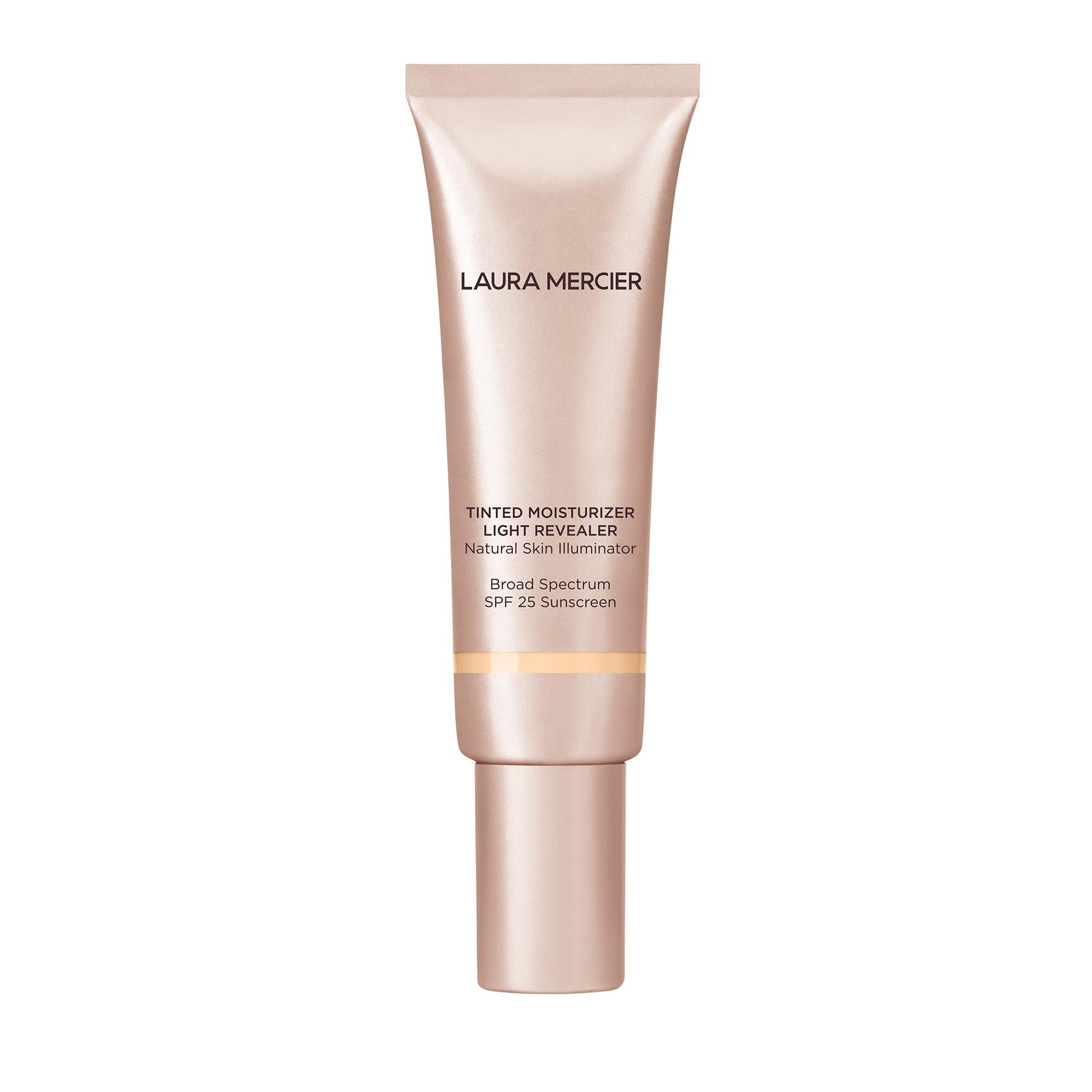 Laura Mercier Laura Mercier Tinted Moisturizer Light Revealer Natural Skin Illuminator with SPF 25: All Day Hydration, Ultra-Sheer Coverage, Luminous & Radiant Finish, Skin Tint, Cameo