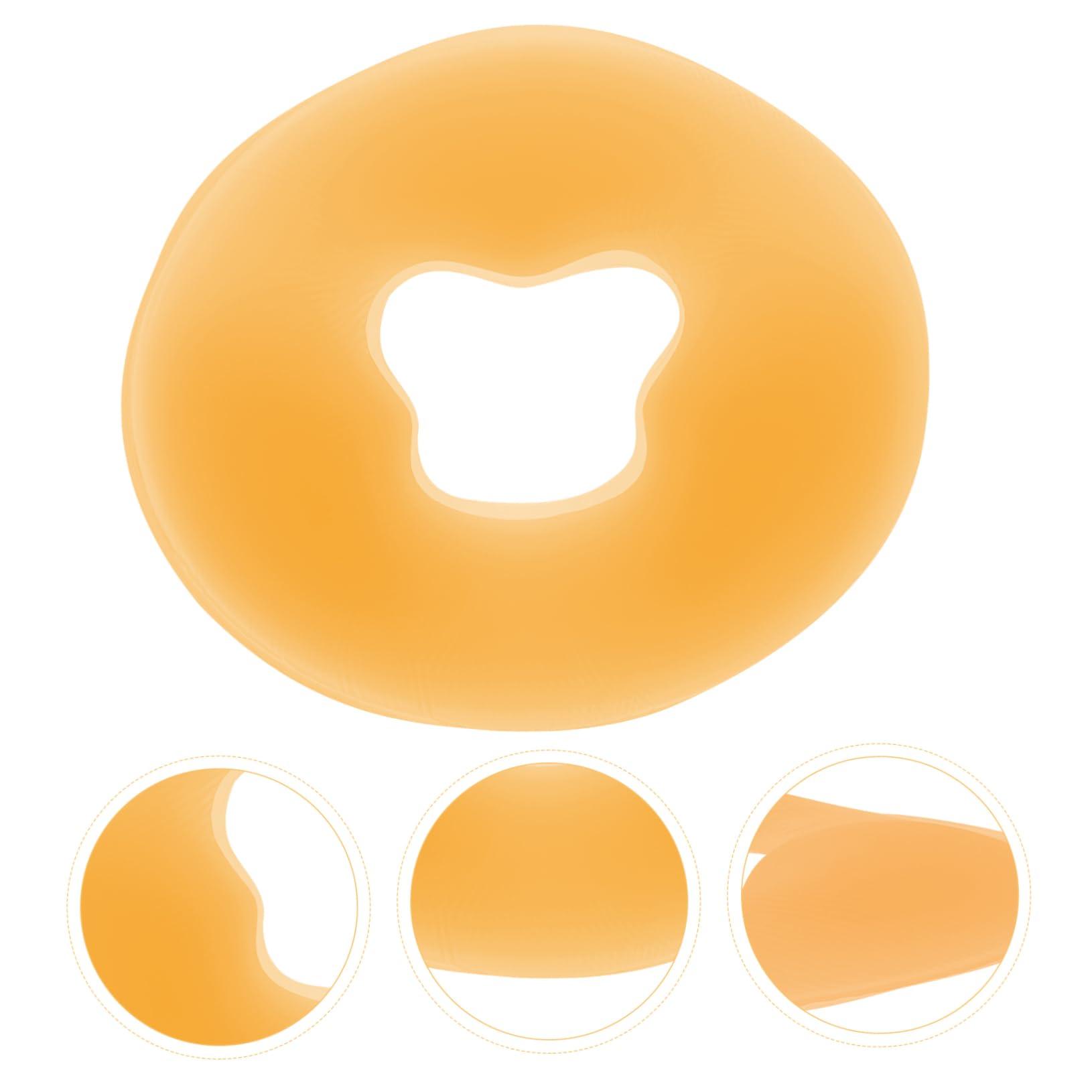 Hemoton Hemoton 1pc Beauty Silicone Body Pillow Massage Cushion Massage Table Face Hole Sponge Pillow Cushion Face Massage Pillow Towel Warmers Spa Face Pillow for Bed Spa Face Pillow