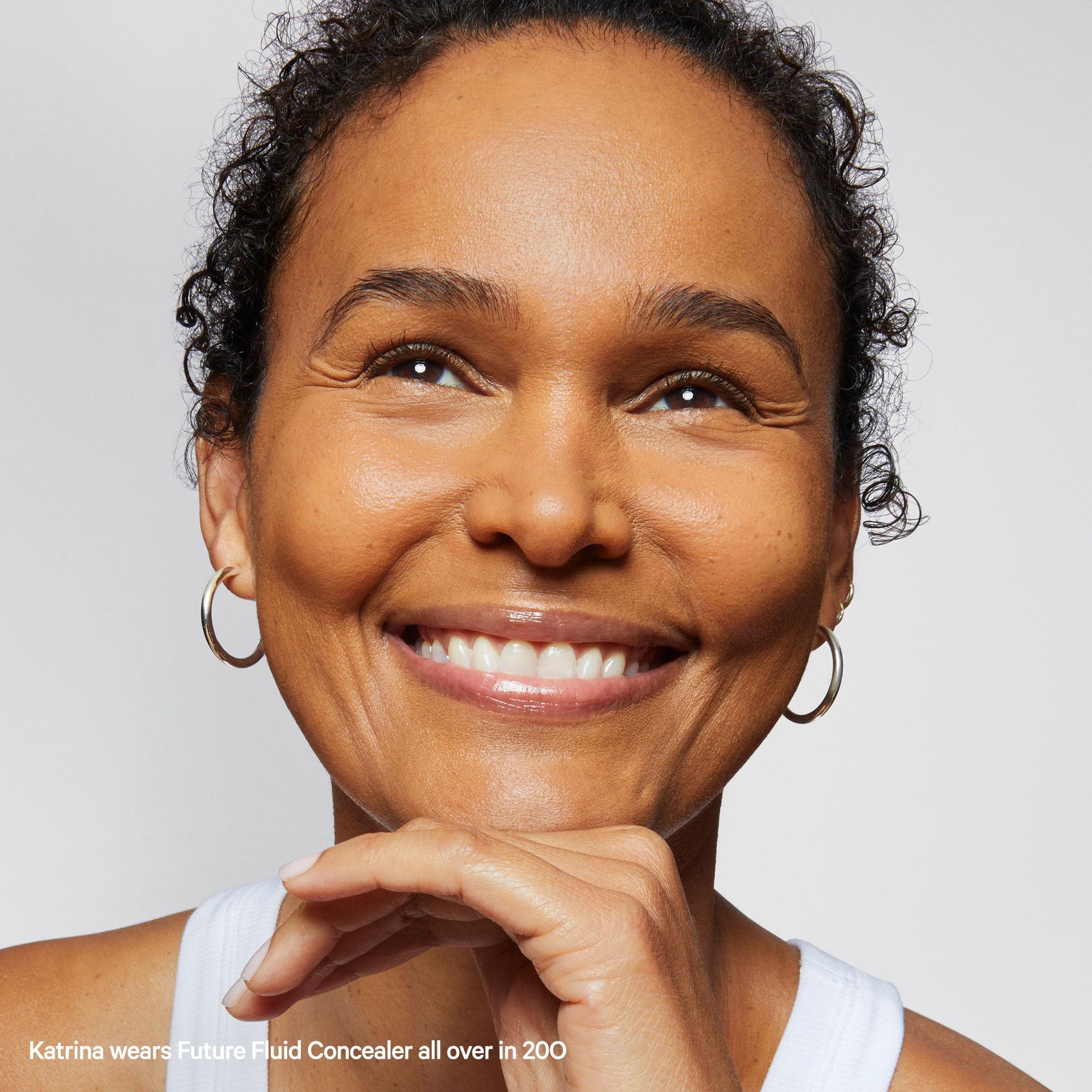 Milk Makeup Milk Makeup Future Fluid All Over Cream Concealer, 200 (Tan with Olive Undertones) - 0.28 fl oz - Medium-to-Full Coverage - Up to 12-Hour Wear - Crease-Proof Finish - Vegan, Cruelty Free