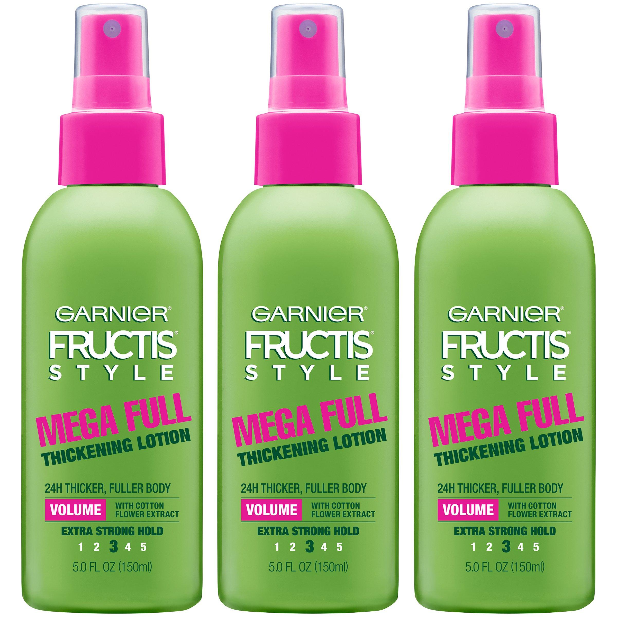 Garnier Garnier Fructis Style Mega Full Thickening Lotion, 5.0 Oz, 3 Count (Packaging May Vary)