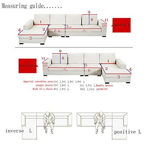 AKKY AKKY Sofa Cover Beige Elastic Stretch Couch Cover for 1/2/3/4 Seaters Sofa Anti-Slip Slipcovers Can Washable