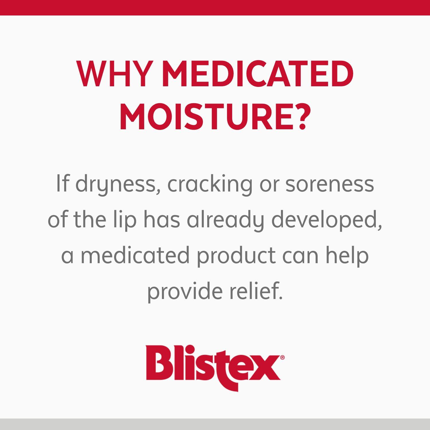 Blistex Blistex Medicated Lip Balm, 0.15 Ounce, 3 Count (Pack of 2) Prevent Dryness & Chapping, SPF 15 Sun Protection, Seals in Moisture, Hydrating Lip Balm, Easy Glide Formula for Full Coverage