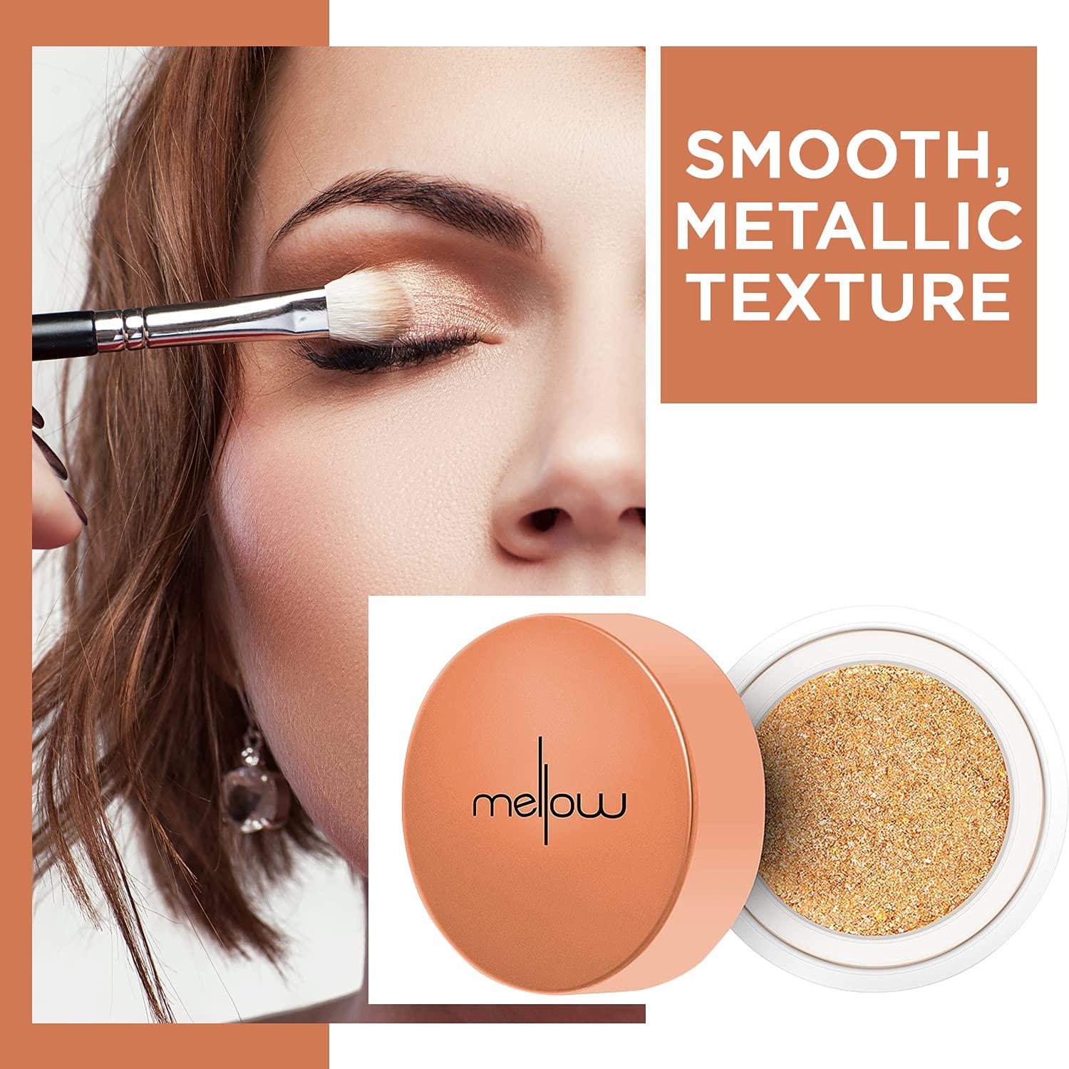 Mellow Mellow Cosmetics - Glitter Chrome Eyeshadow - Golden Glow