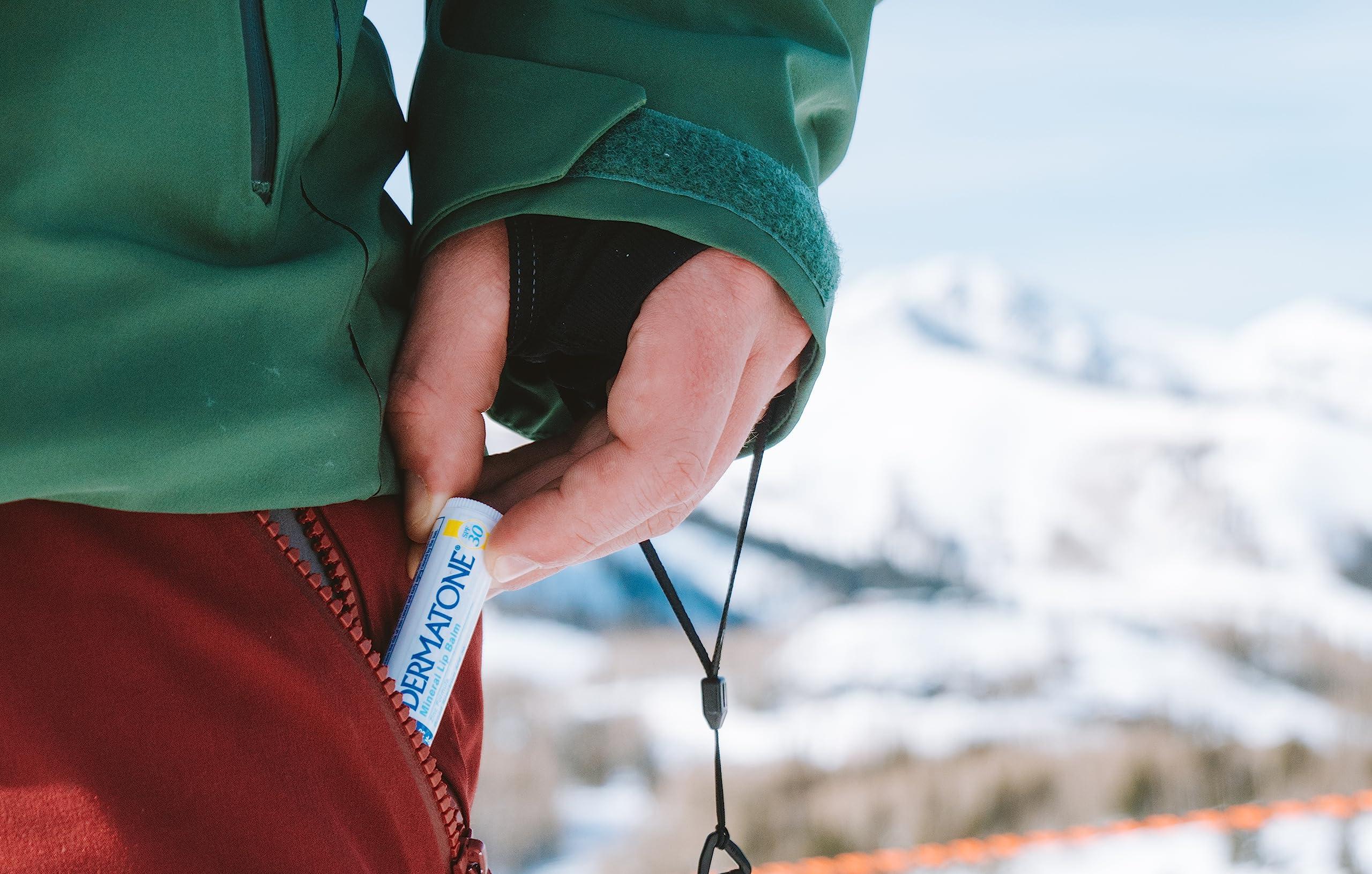 DERMATONE Dermatone Mineral Lip Balm | Moisturizing, Reef Safe, Oxybenzone Free | SPF 30 Sun Protection | Zinc Oxide Lip Sunscreen | Jojoba Seed Oil & Vitamin E | 0.15 oz (2-Pack)