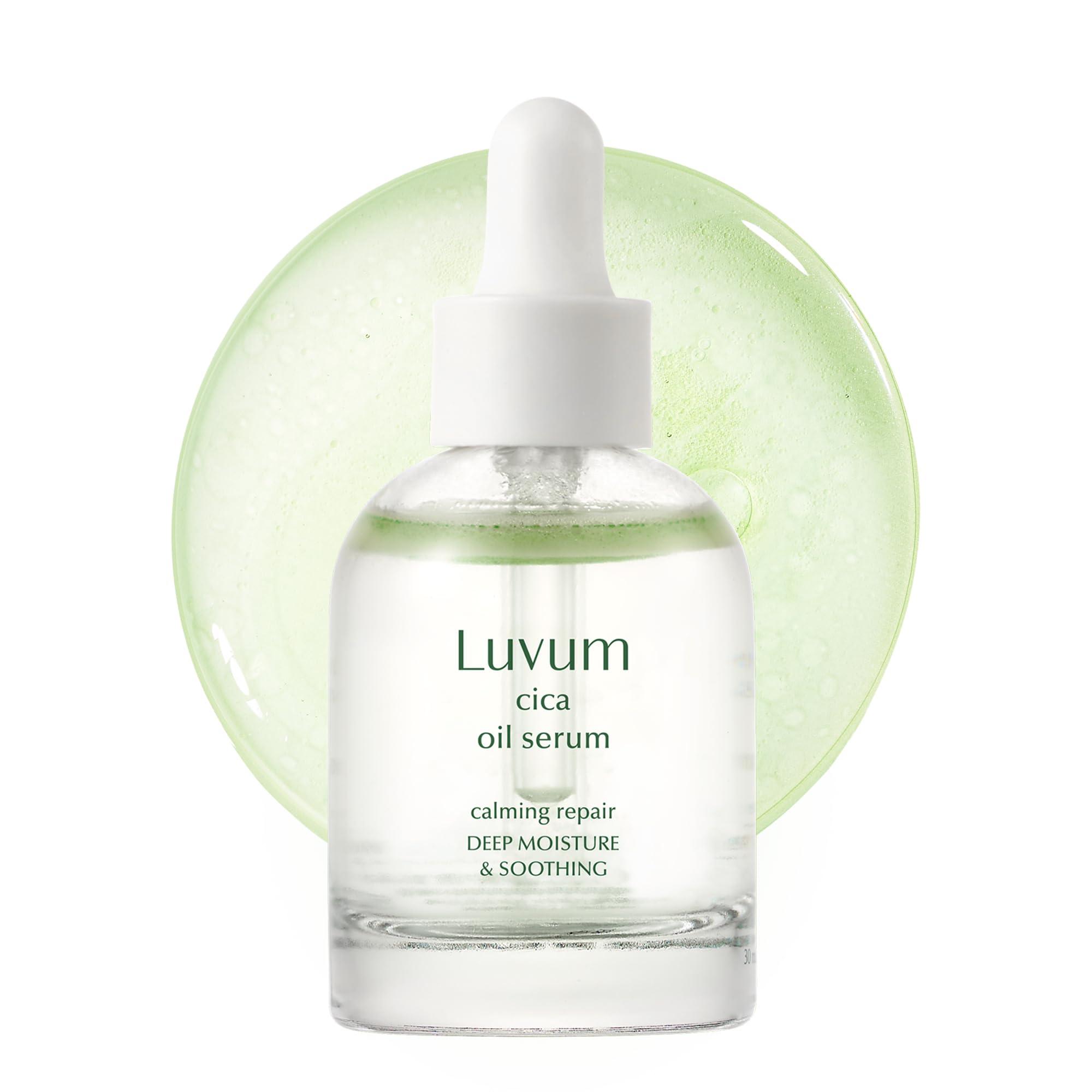 LUVUM Luvum Calming Repair Cica Oil Serum, Centella Essence, 40% Moisture Oil, 1.01 fl. oz