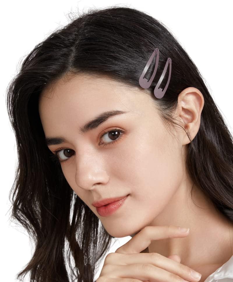 KWONG Dofash 3Cards Large Combination Package Women\'s Hair Styling Set - Bobby Pins 60pcs+Hyper Elastics Ties 30pcs+Snap Hair Clips 12pcsBrown