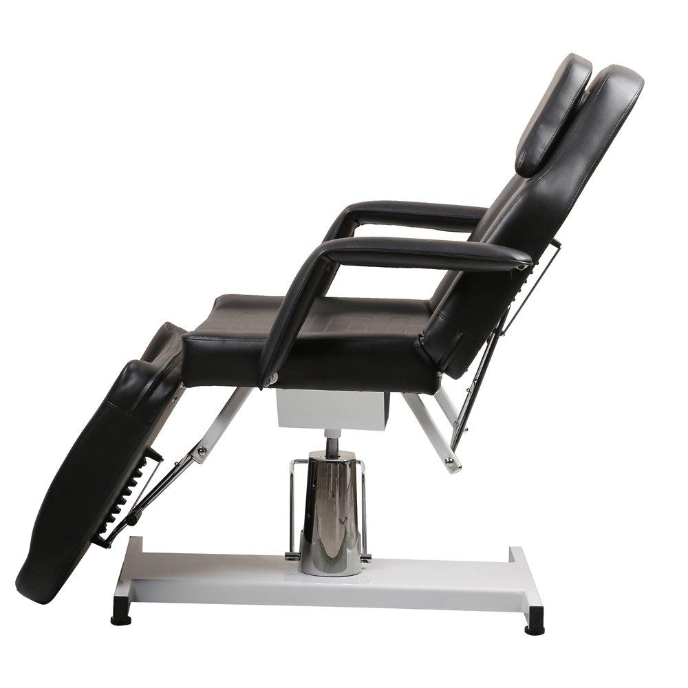 ColdBeauty New ColdBeauty Black Facial Massage Table Bed Chair Beauty Salon Equipment