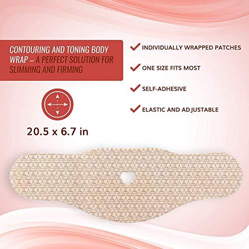 Shape and Tone Body Products All Natural Moisturizing Body Contouring Applicator Wrap – Easy to Use Body Wrap - By Shape and Tone (10 APPLICATORS)