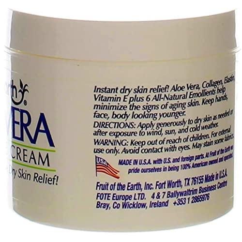 Fruit of the Earth Fruit of the Earth Cream, Aloe Vera, 4 Ounce Jars (Pack of 2)