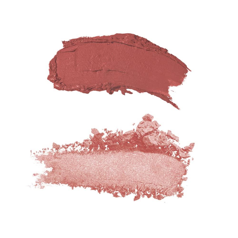 DEARDAHLIA DEAR DAHLIA Paradise Dual Palette Tri-Colored Eyeshadow with Built-in Mirror, FORBIDDEN FIG, Vegan, Cruelty Free, 8 Free Formula, All-in-one Multi-use Palette, Minimal Fallout, 4g