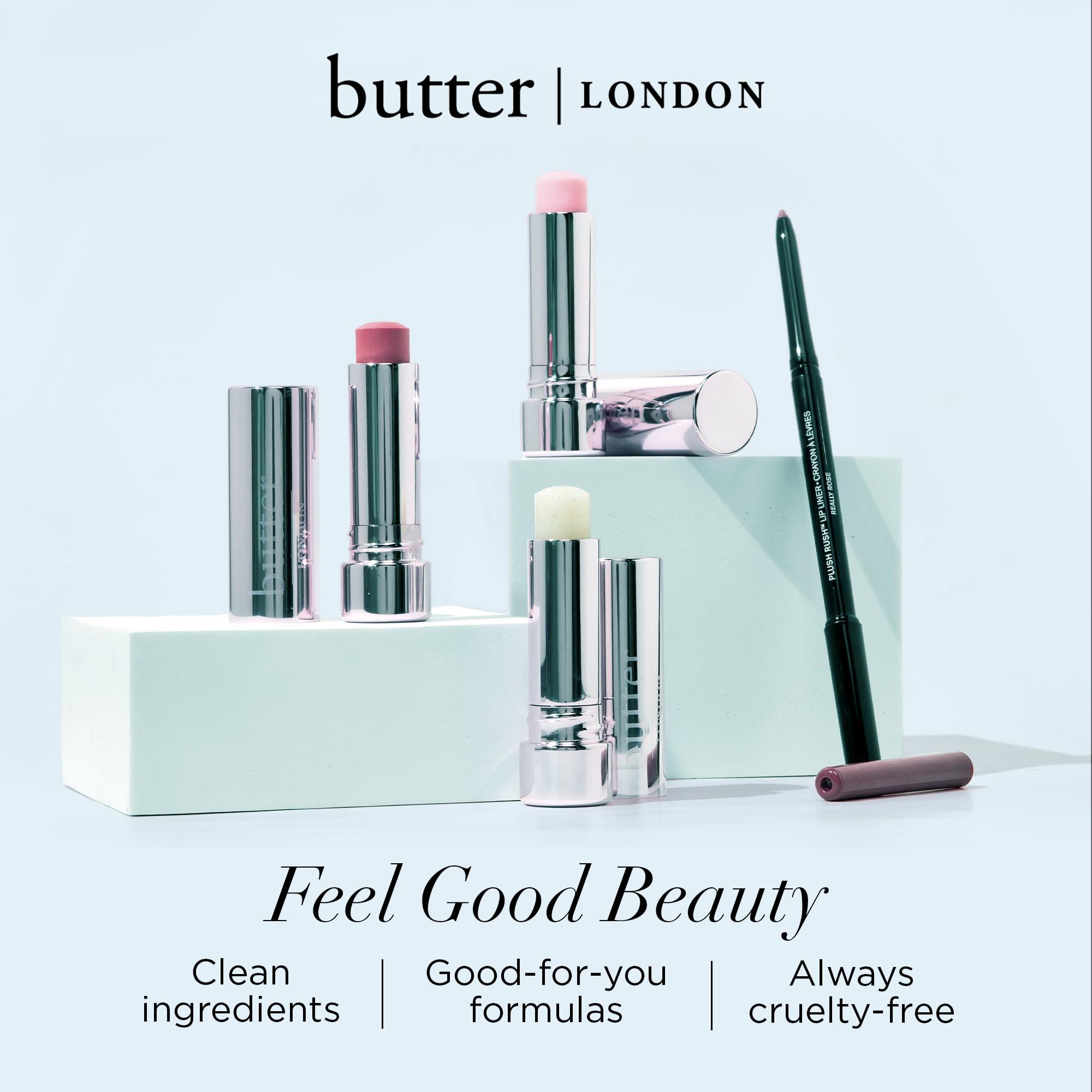 butter LONDON butter LONDON Lippy Lip Scrub Stick, Sugar Buttercream - 100% Natural Sugar-Based Lip Scrubber Exfoliator Nourishes, Hydrates & Lightens Dry & Dark Lips - Lip Care for Smooth & Fresh-Looking Lips
