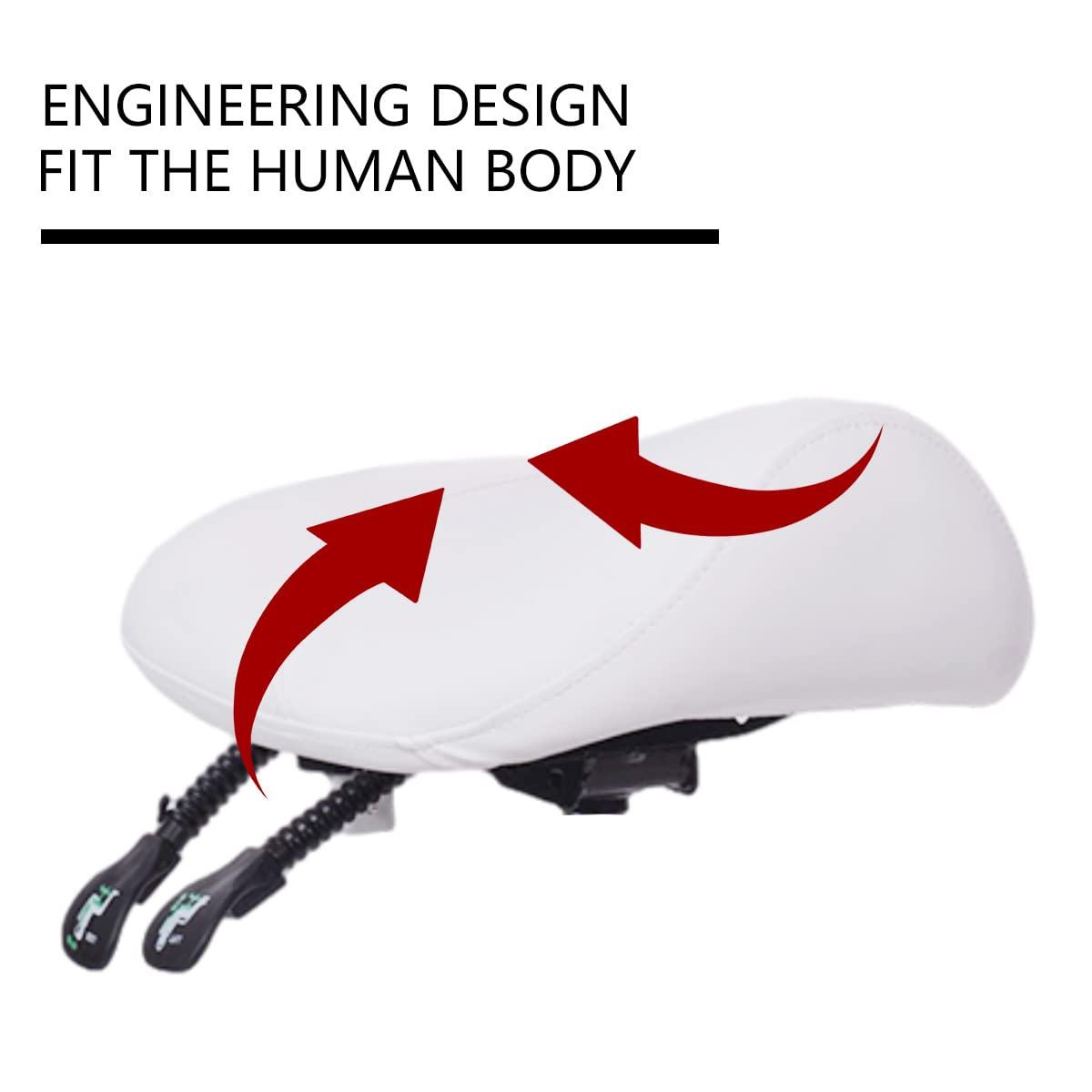 MWOSEN MWOSEN Saddle Stool Chair with Back Rolling Esthetician Seat for Salon Tattoo Shop Spa Facial lash Home Dentist Clinic Esthetician Chair(with Back Support, White)