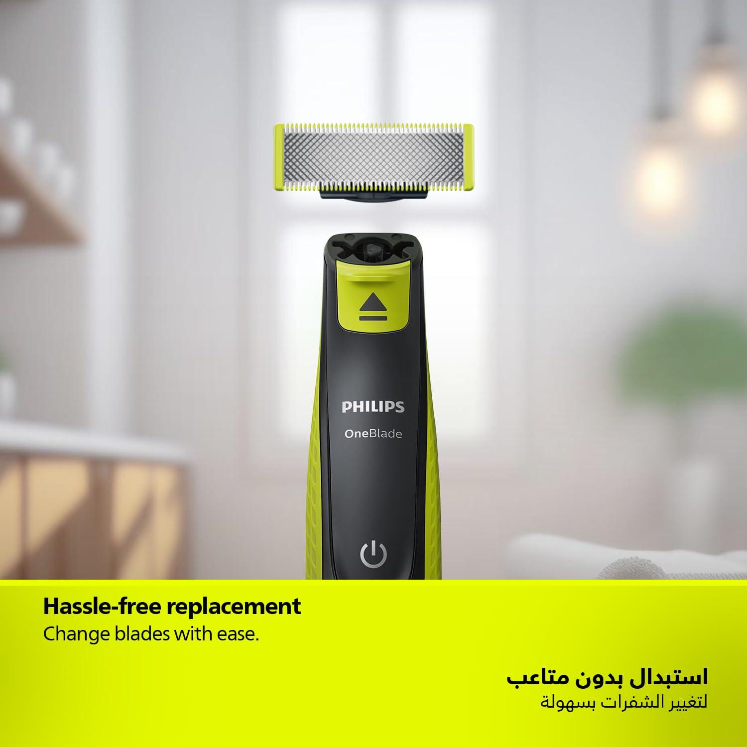 philips Philips OneBlade Replacement Blades for Face/Body Kit Original Replacement Blades Compatible with all OneBlade Electric Razors QP2630