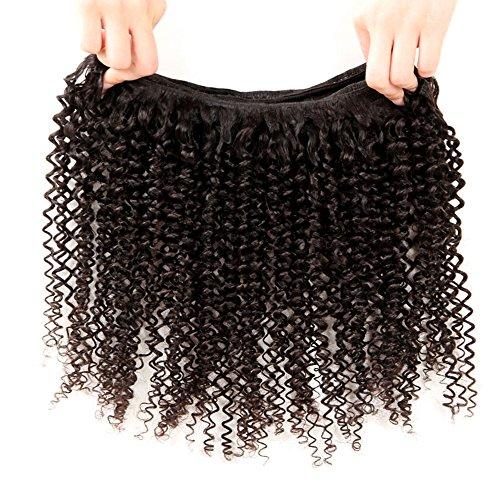 ISEE ISEE Hair 9A Grade Mongolian Kinky Curly Hair Extension Virgin Human Hair Weaving One Bundles Kinky Curly Virgin Hair 100% Human Hair Weaves Extension Mongolian Virgin Hair (26/28/30 Inch)