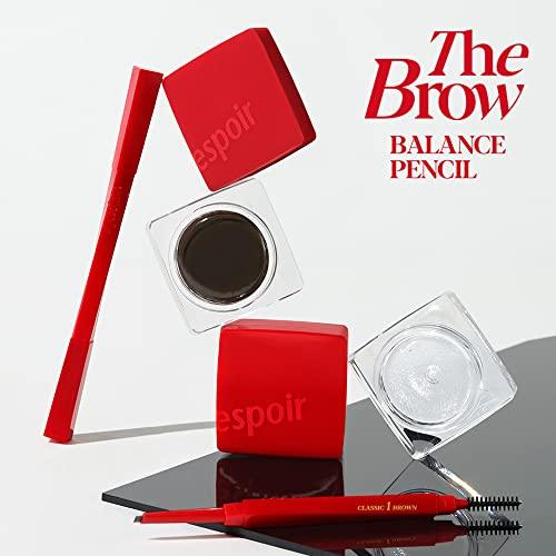 Espoir ESPOIR The Brow Balance Pencil #2 Cool Gray | Eye Brow Pencil that's Natural and Easy to Draw without Clumping | A Detailed and Rich Eyebrow Texture | Korean Makeup