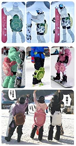 CREAMOON Turtle Butt Pads for Skating,Cute Protection Hip Butt Pad,Protective Gear Knee Pad Anti-Cold Anti-Fall Cushion for Scooters Snowboarding Roller Skating