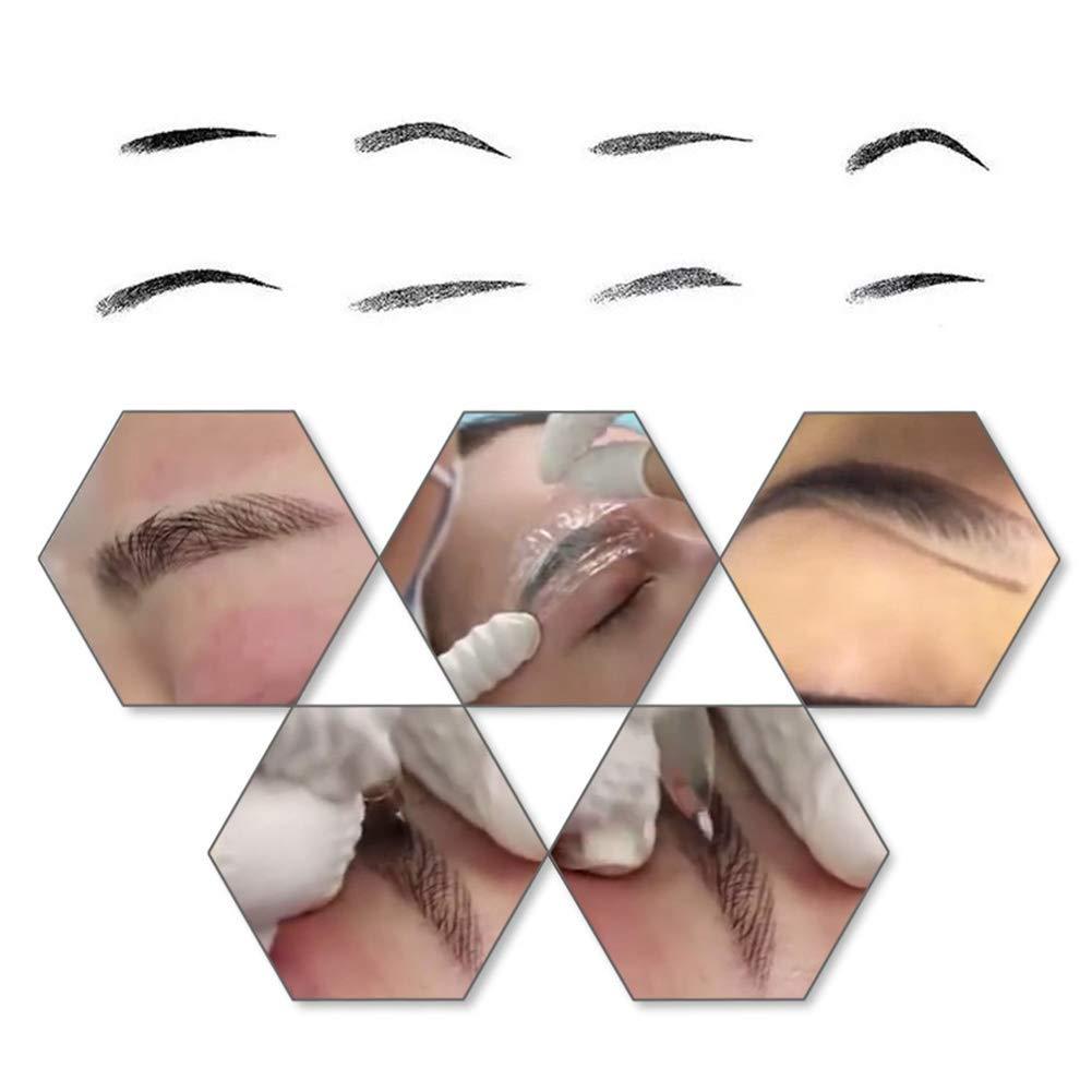 Dr.Pedi Microblading Needles Eyebrow Tattoo Pen Blades Permanent Makeup Needles Pins Microblade Supplies Sloped 18 pin white 50pcs