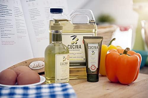 Fruits and Passion Fruits & Passion [Cucina] Coriander & Olive Tree Hand Soap (6.76 fl oz) - Luxury Scented Kitchen Liquid Hand Soap, Vegan, Natural Moisturizing Hand Wash in Premium Glass Hand Soap Dispenser