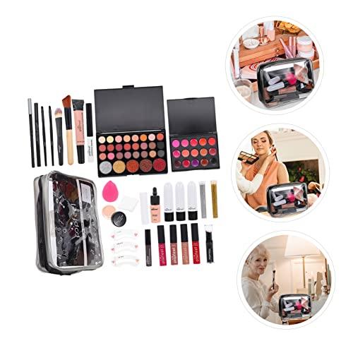 FOMIYES 1 Set Women\'s Makeup Set Eyeshadow All-in-one Makeup Kit Cosmetics Full Kit Blush Makeup Makeup Kits for Women Cosmetic Kit Makeup Brush Kit Woman Multifunction Abs Mascara