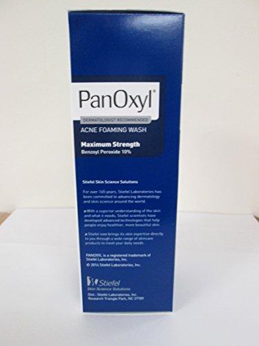 PanOxyl PanOxyl Acne Foaming Wash, 10% Benzoyl Peroxide 5.5 Ounce (Value Pack of 6)