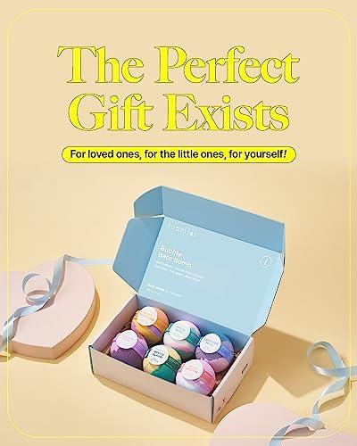 FOAMIST FOAMIST Bubble Bath Bomb Gift Set | Mother\'s Day | Ready-to-Gift for Women, Kids,Fizzy Bubble Organic Bathbombs, Relaxing Natural Vegan Ingredients