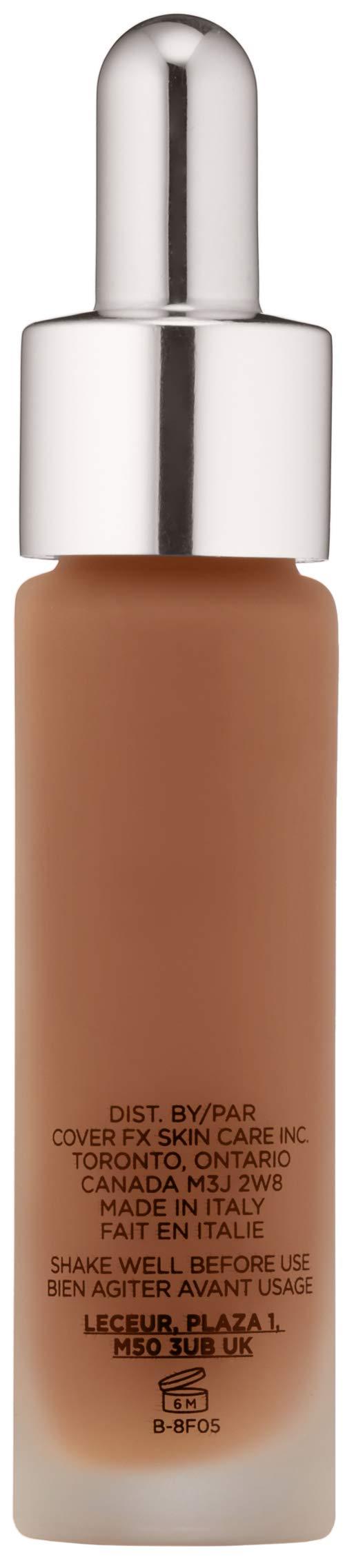 Cover FX COVER FX Custom Cover Drops, Multi-Use Shade-Adjusting Liquid Foundation and Concealer Makeup, Vegan & Cruelty-Free Lightweight Skin Enhancer, 0.25 Fl Oz, N Deep 4
