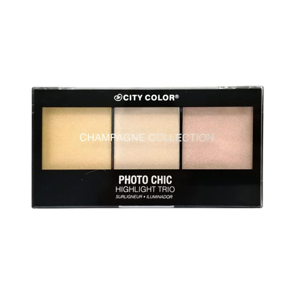 City Color Cosmetics City Color Cosmetics Photo Chic Hightlight Trio (Champagne Collection)