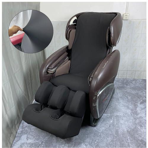 PHASFBJ PHASFBJ Zero Gravity Massage Chair Cover, Stretch Fabric Full Body Shiatsu Massage Chair Protective Cover Recliner Pet Protector Removable Shield Dust Covers,Gray,Whole Body