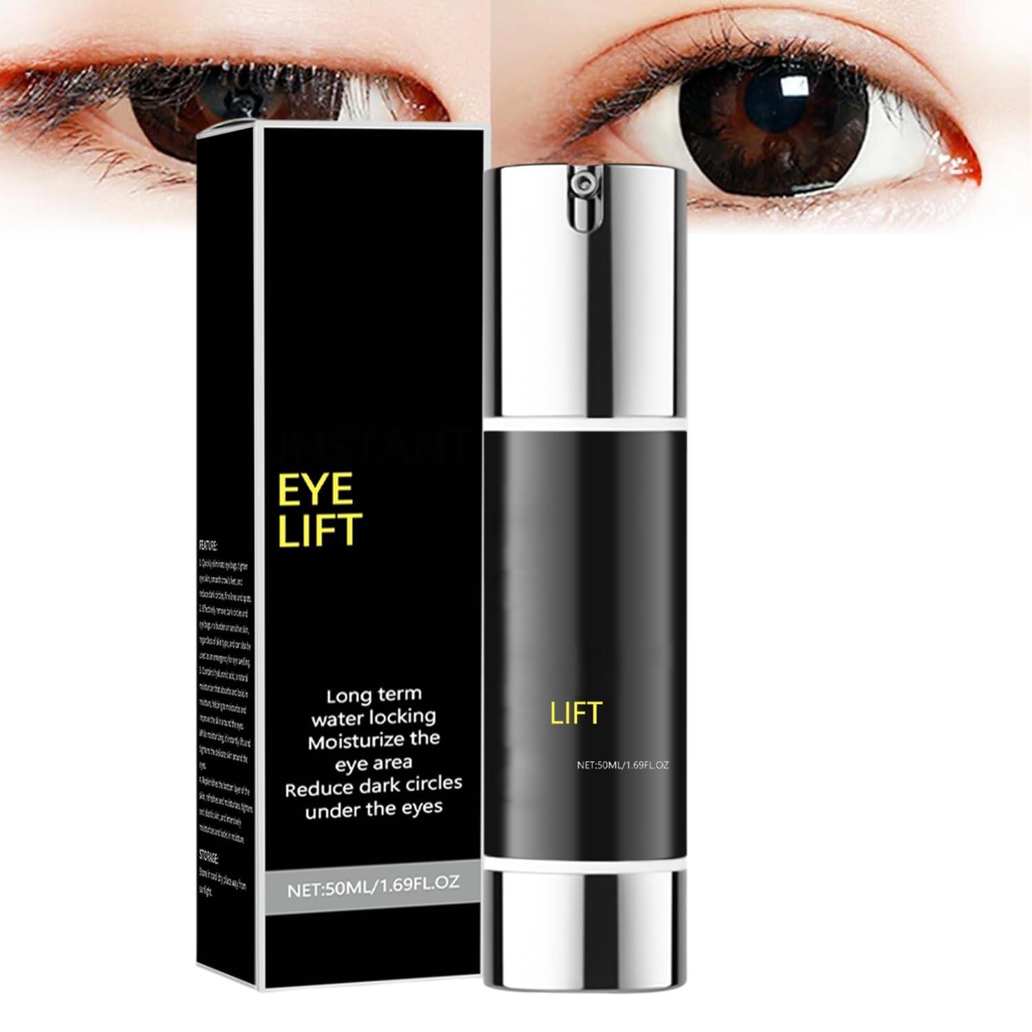 Kubot Harvey Ross Instant Lift Eye Cream, Harvey Ross effective Instant Eye Lift, Multi Action Firming Under Eye Cream, Under Eye Cream for Puffy Eye Bags Fine Lines, Specializes in Lifting The Eye Area