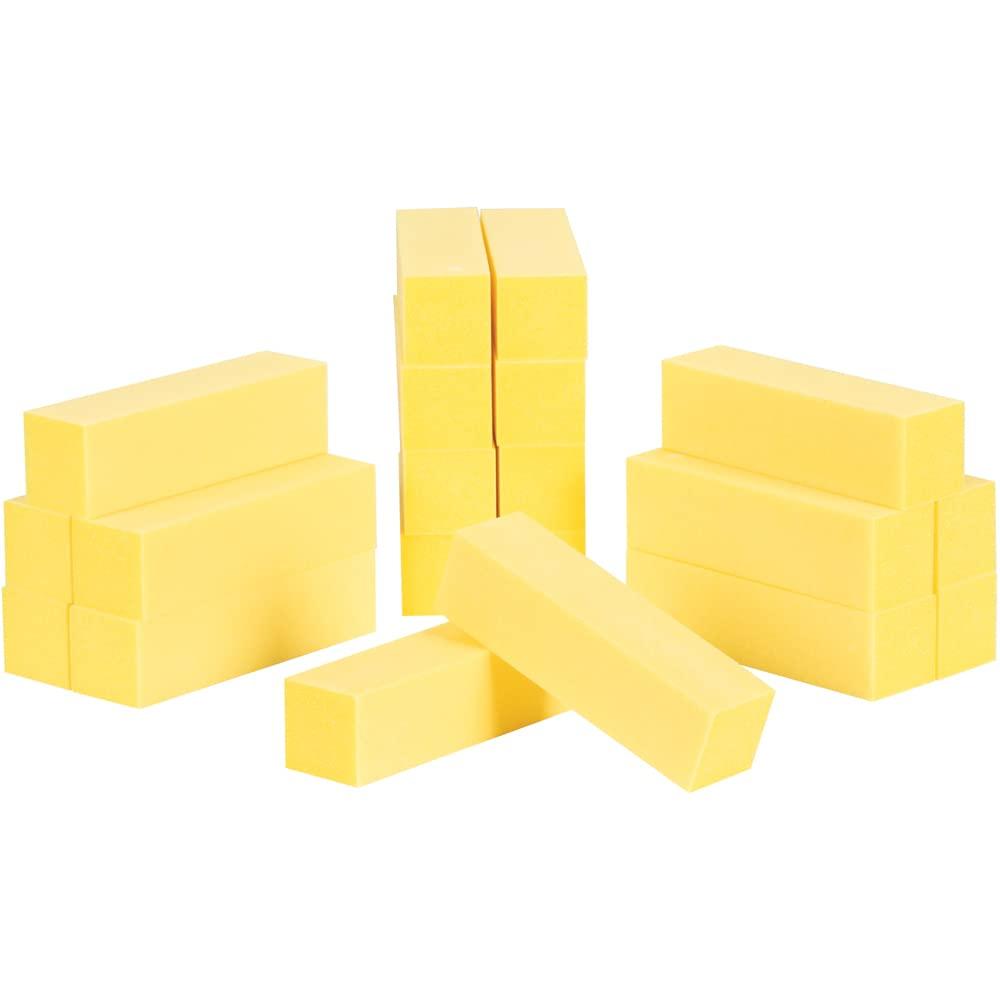 ForPro Professional Collection ForPro Professional Collection Ultra Gold Buffing Block, 240 Grit, Four-Sided Manicure & Pedicure Nail Buffer, 3.75\" L x 1\" W x 1\" H, 20-Count