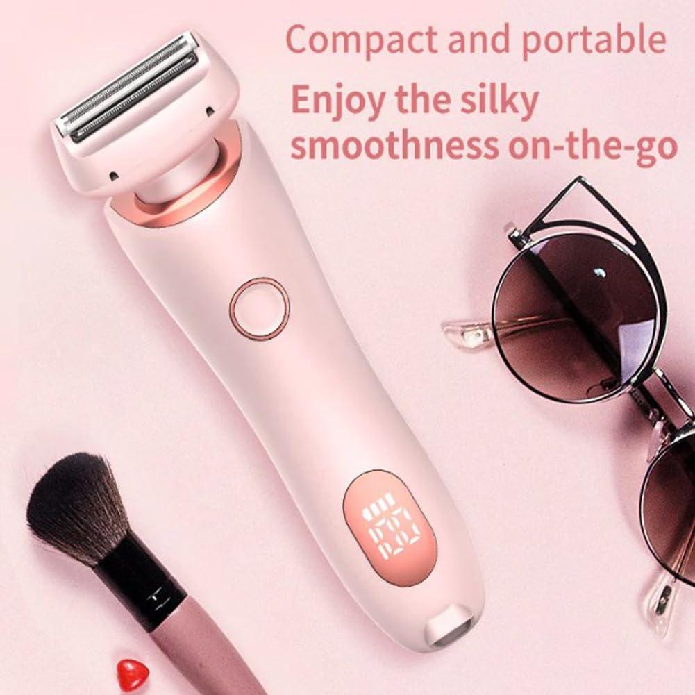 POTAY Gleam Pro 3.0 Shaver for Women by Women - 2024 Best Crystal Silky Smooth Shaver 3.0 Pro, Portable 2 in 1 Elorixa Smooth Shave Pro, Ipx7 Waterproof, Suitable for Sensitive Areas (Pink)