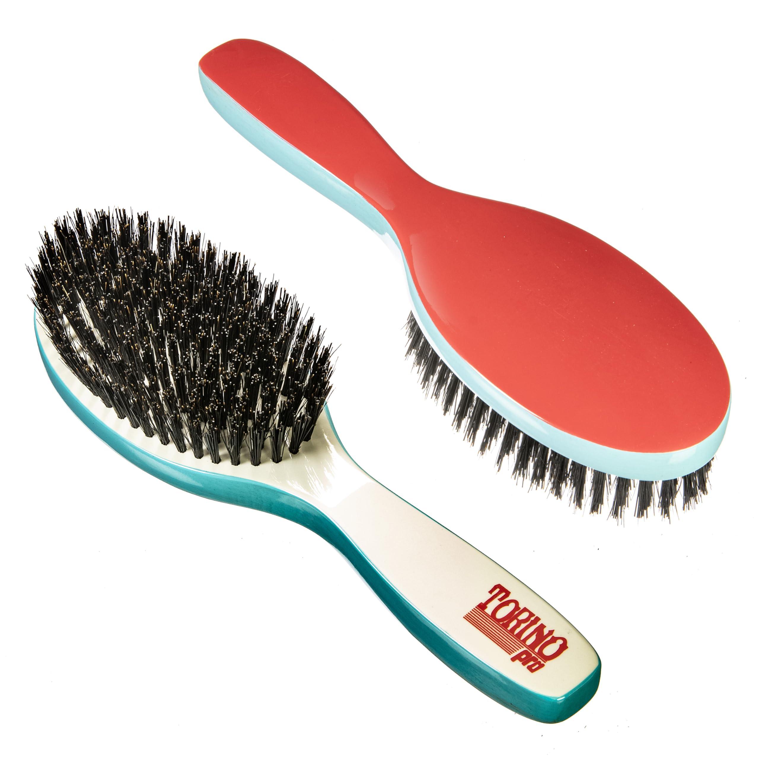 TORINO PRO WAVE BRUSHES BY BRUSH KING Torino Pro Wave Brush #221- Oval Long handle Hard bristles - Reinforced bristles - Great for wolfing to manage your 360 Waves