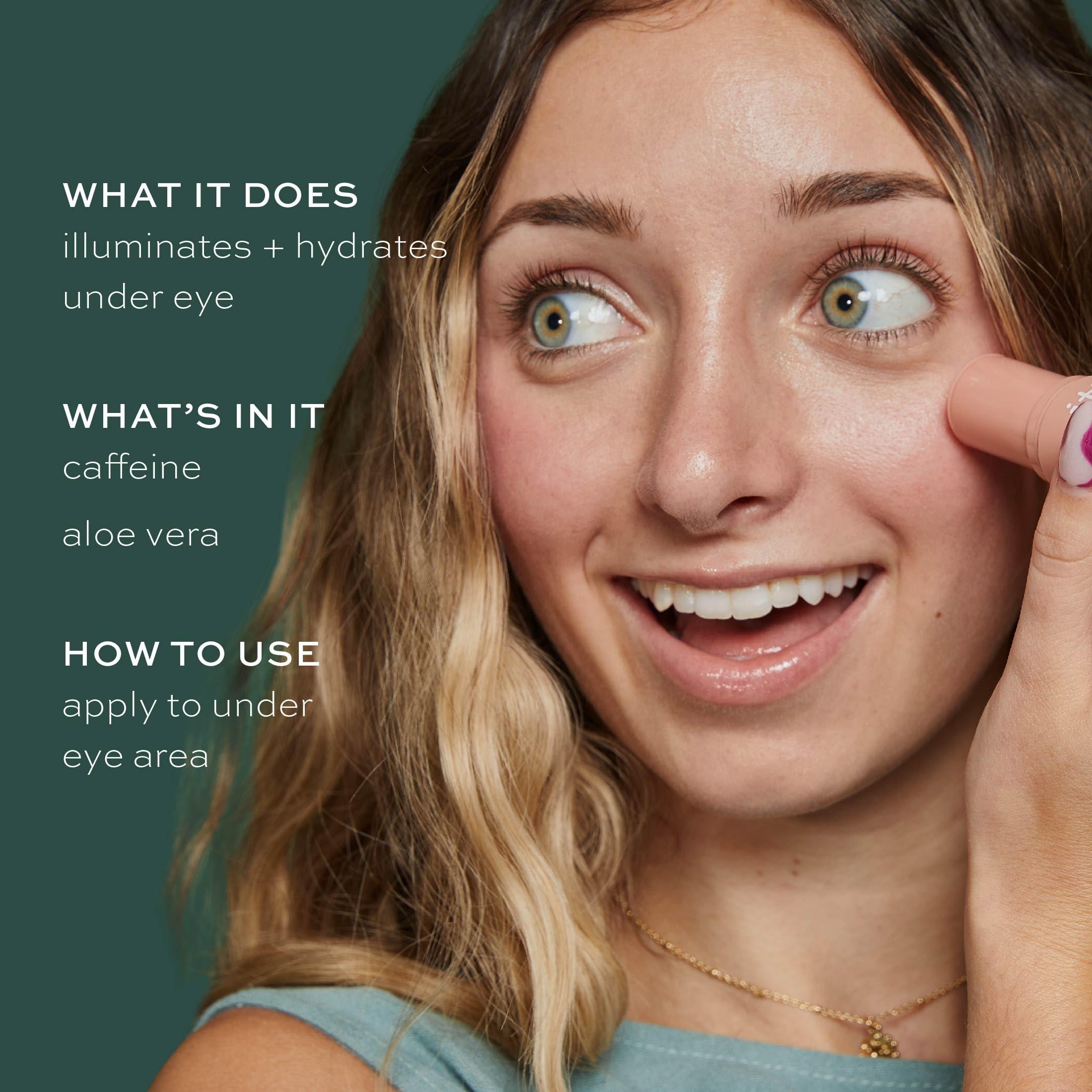 ITK Skincare ITK Skincare Caffeine + Under Eye Stick Serum For Dark Circles - Anti Aging + Day + Night Face Cream Duo - AM Day Cream With Vitamin C To Depuff Under Eyes + Brighten - PM Night Cream With Ceramides