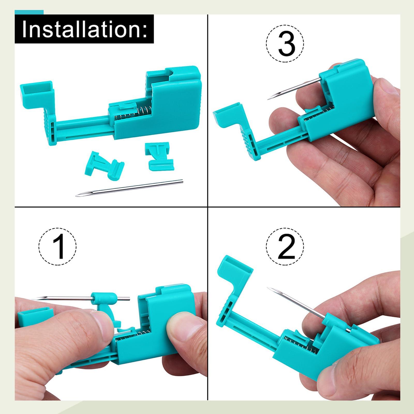 Beautidots Beautidots 14G 16G 20G Body Piercing Kit for Belly Button/Lip/Tongue/Ear/Nose/Eyebrow/Nipple Piercing Gun Kits Safe Body Piercing Needle Tools for Women Men