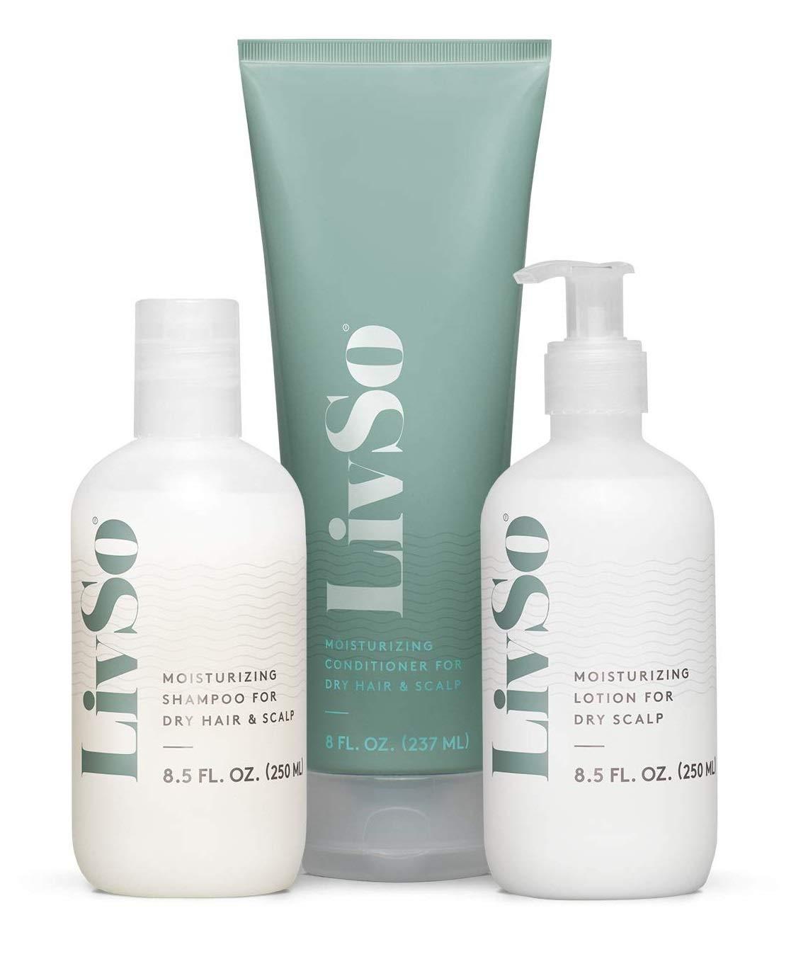 LivSo LivSo Moisturizing Scalp Lotion - Moisturizes Hair & Scalp - Naturally Derived - Fresh Feel - Effective (1 Bottle)