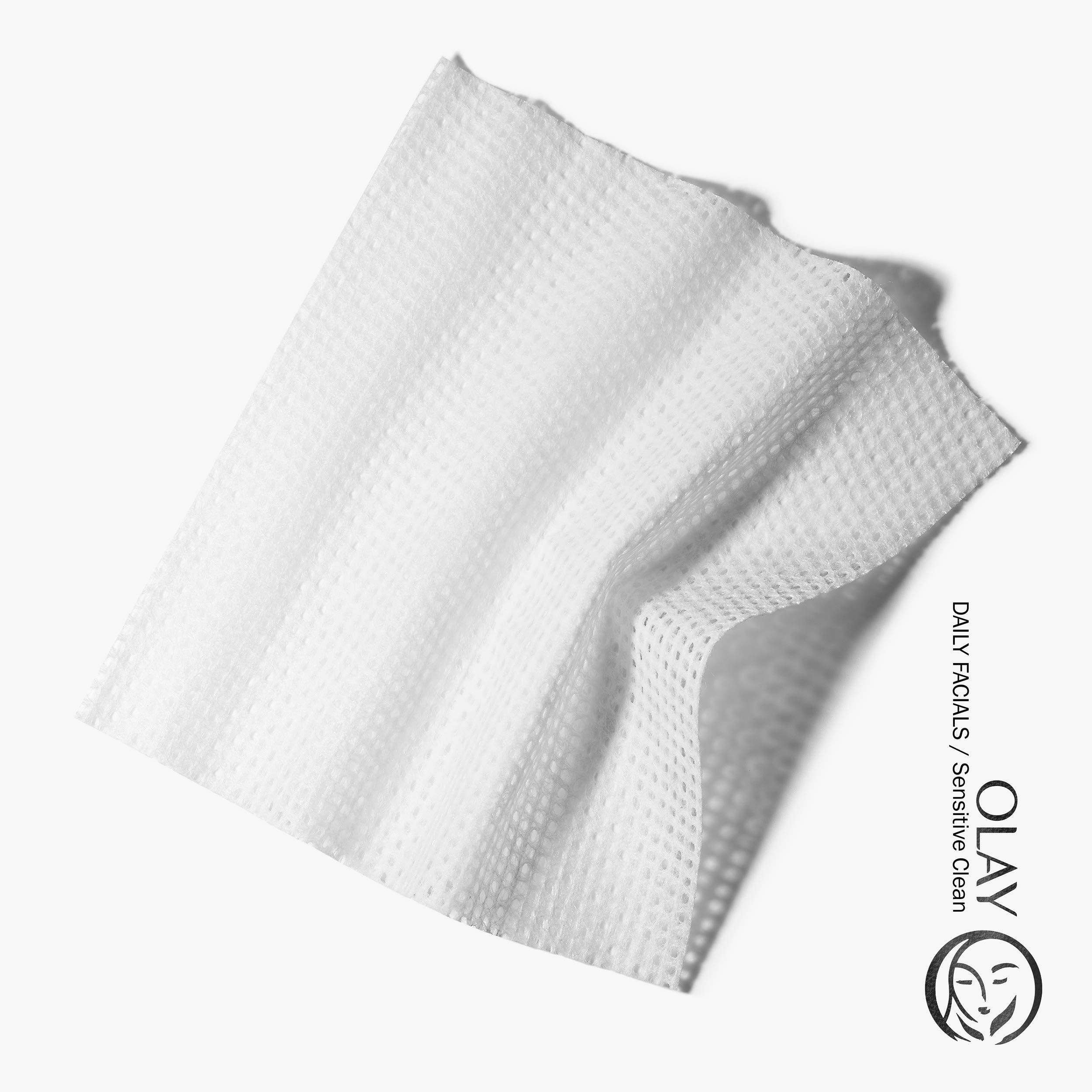 Olay Makeup Remover Wipes by Olay Daily Facials Gentle Clean 5-in-1 Water Activated Cleansing Cloths, 33 count Packaging may Vary