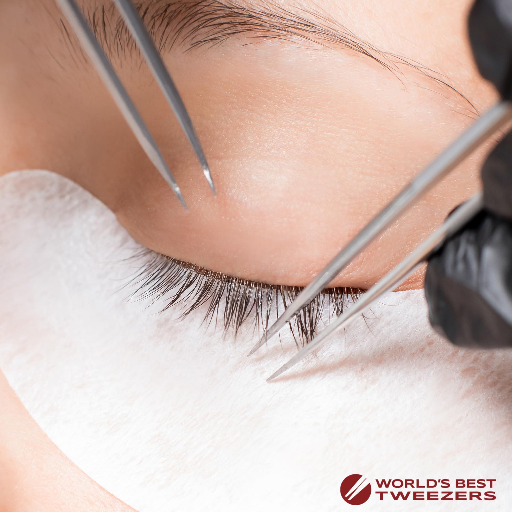 Regine Switzerland World\'s Best Tweezers Splinter Out Needle Nose Tweezers - High Precision Fine Point Stainless Steel Tweezers for Ingrown Hair, Ticks, Glass Removal - Diamond Tip Professional Tool for Face & Eyebrows