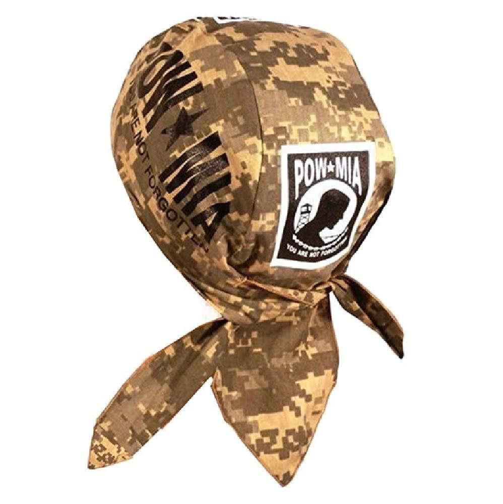 Generic Merchandise POW MIA ACU Digital Camoflauge Camo Made in USA America Headwrap Sweatband