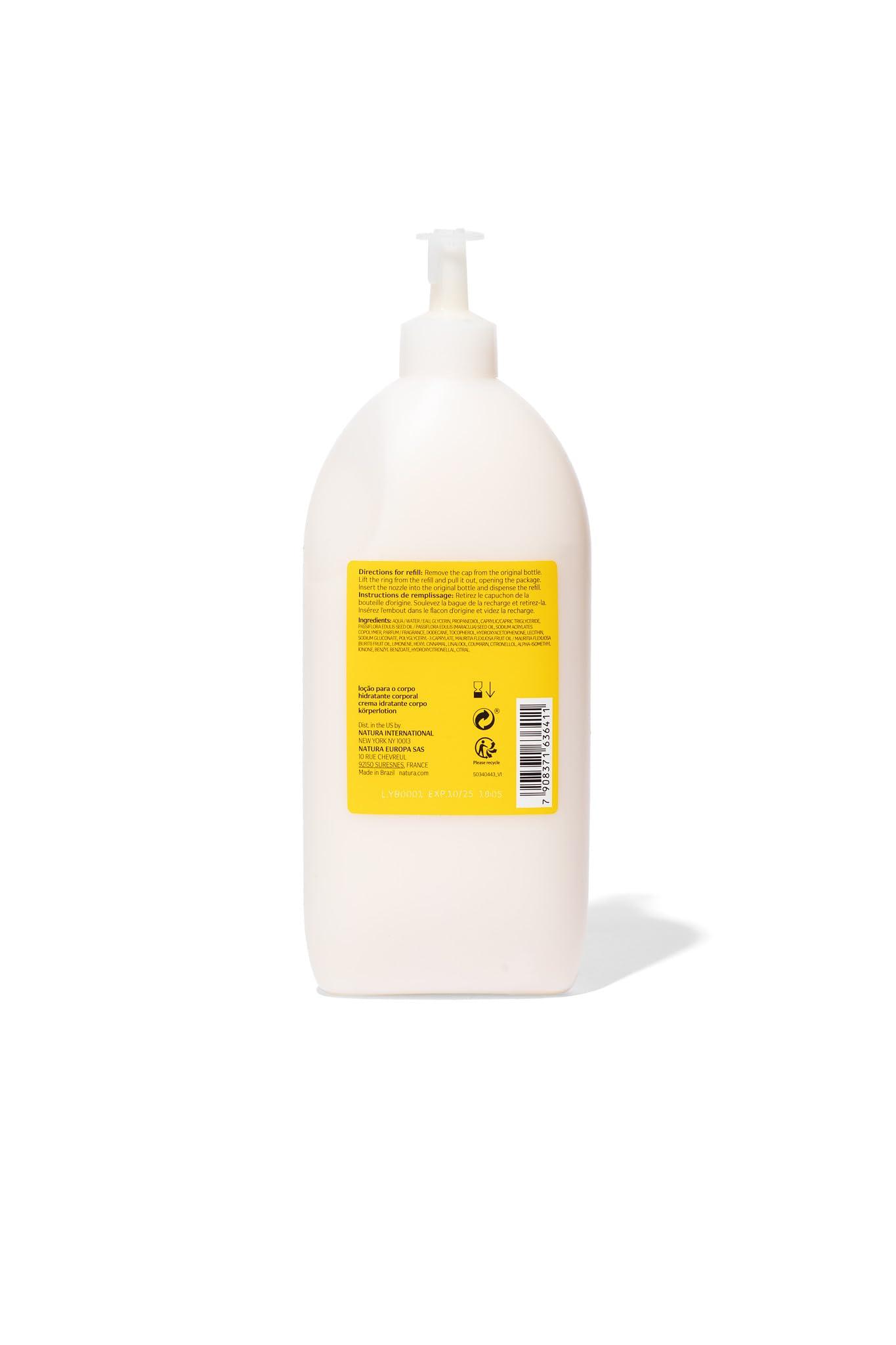 natura natura - Ekos Maracuj Relieving Body Lotion Refill - Calming Lotion - 24 Hours of Hydration - Essential Fatty Acids - Vegan Skin Care - Self Care & Body Care - 13.5 fl oz (400ml)