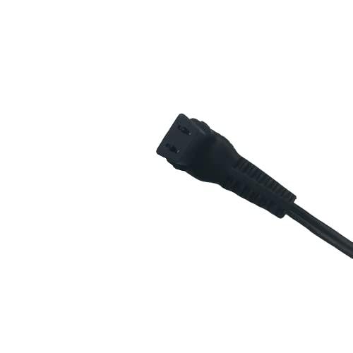 Wall Replacement L Shaped 90 Degree Charger Power Adapter Cable Cord for Wahl All in One Stainless Steel Lithium Ion Beard Trimmer 2.0 3.0, 97636, 9818, 9818L, 9864, SS2L, WSS3L