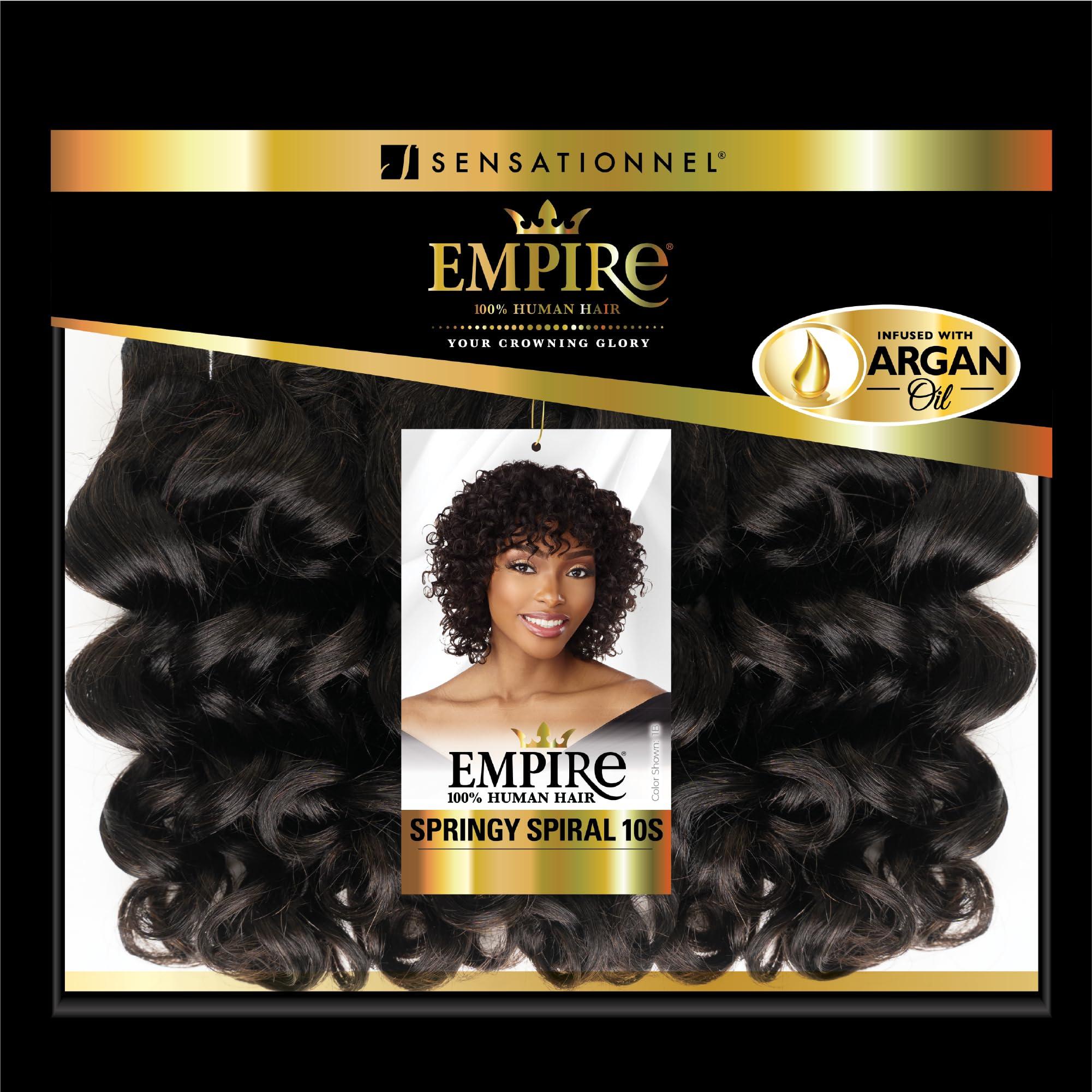 Sensationnel Sensationnel Empire Curly human hair - bohemian tangle free weaving for quick weave and sew in styles best for faux highlights (M51)