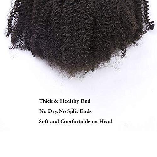 Loxxy Loxxy Afro Kinky Curly Clip In Hair Extensions Natural Black Hair Clip Ins Virgin 3C 4A Clip In Hair Extensions For African Black Women 8A Grade Kinkys Curly Human Hair Clip Ins 10 Inch