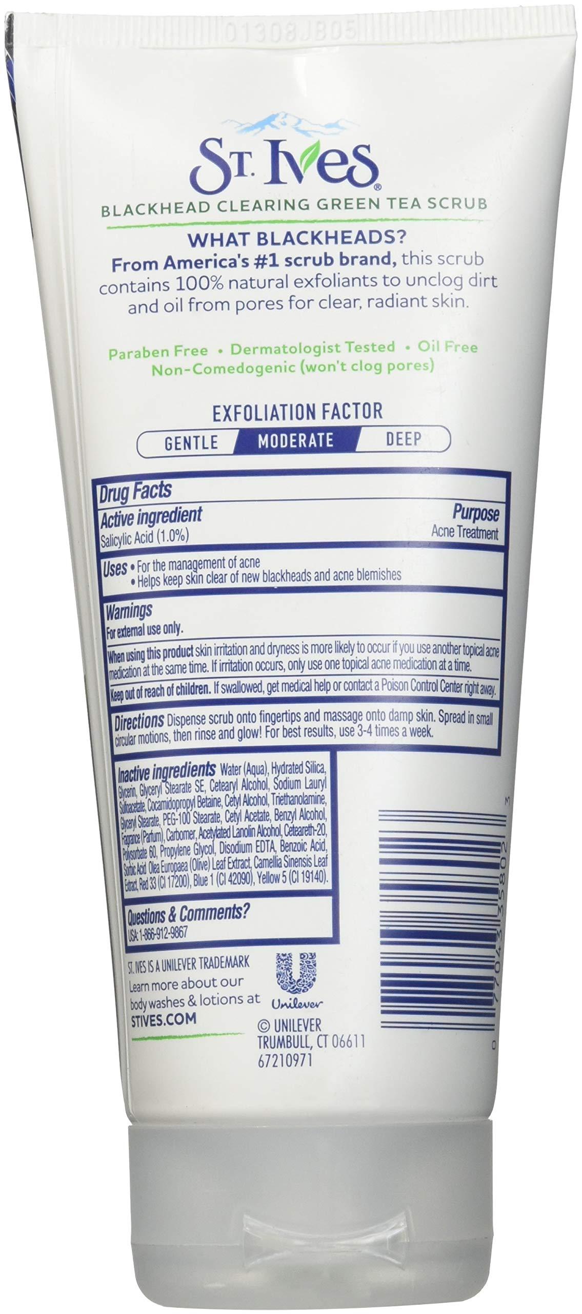 St. Ives St. Ives Blackhead Clearing Face Scrub Green Tea 6 oz(Pack of 3)