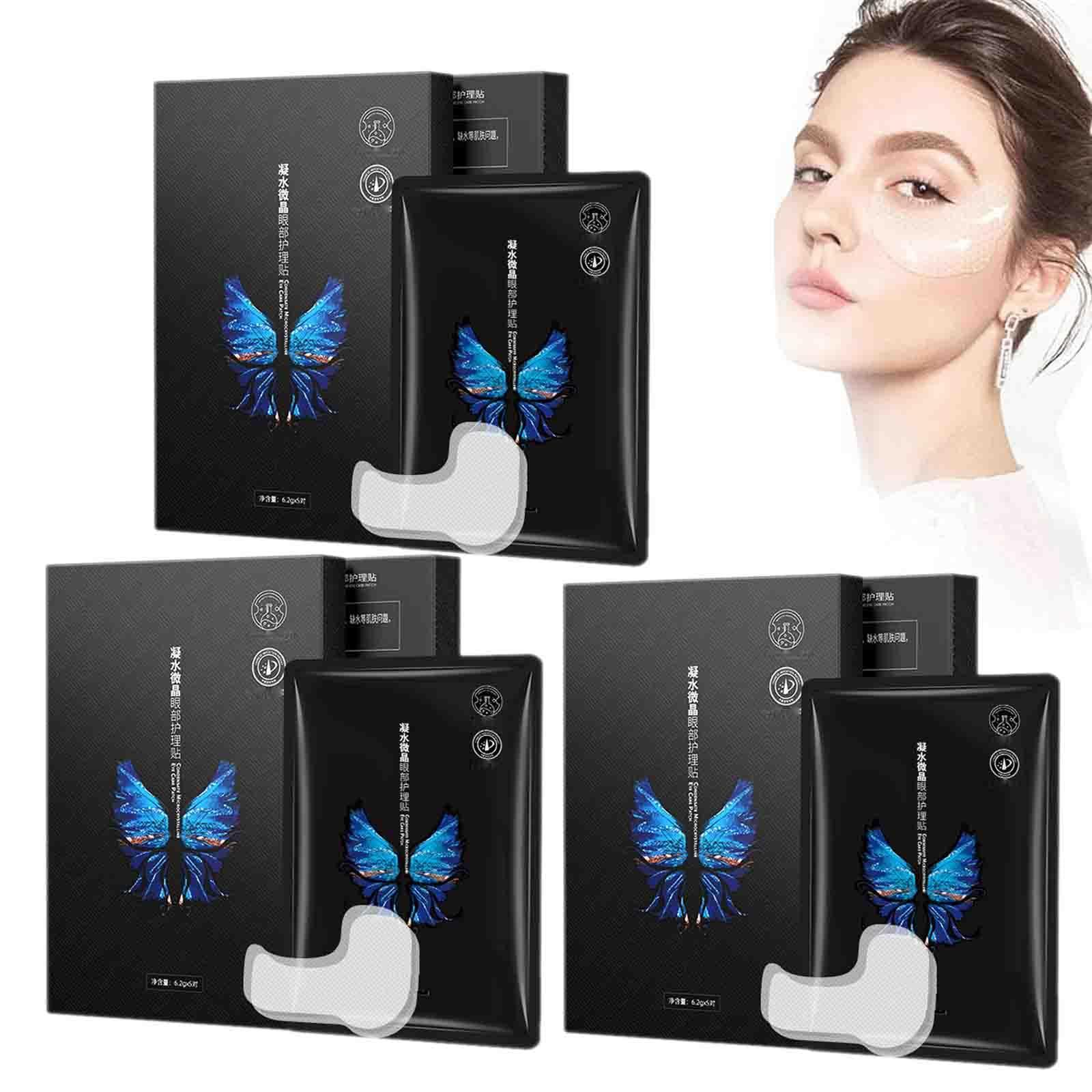 HIDRUO Instant Beauty Face Nutrition Wrinkle Removal Lift Sticker,Face Lift Mask, Microcrystalline Nasolabial Folds Removal Mask,For All Skin (Eye Patch, 3 box)