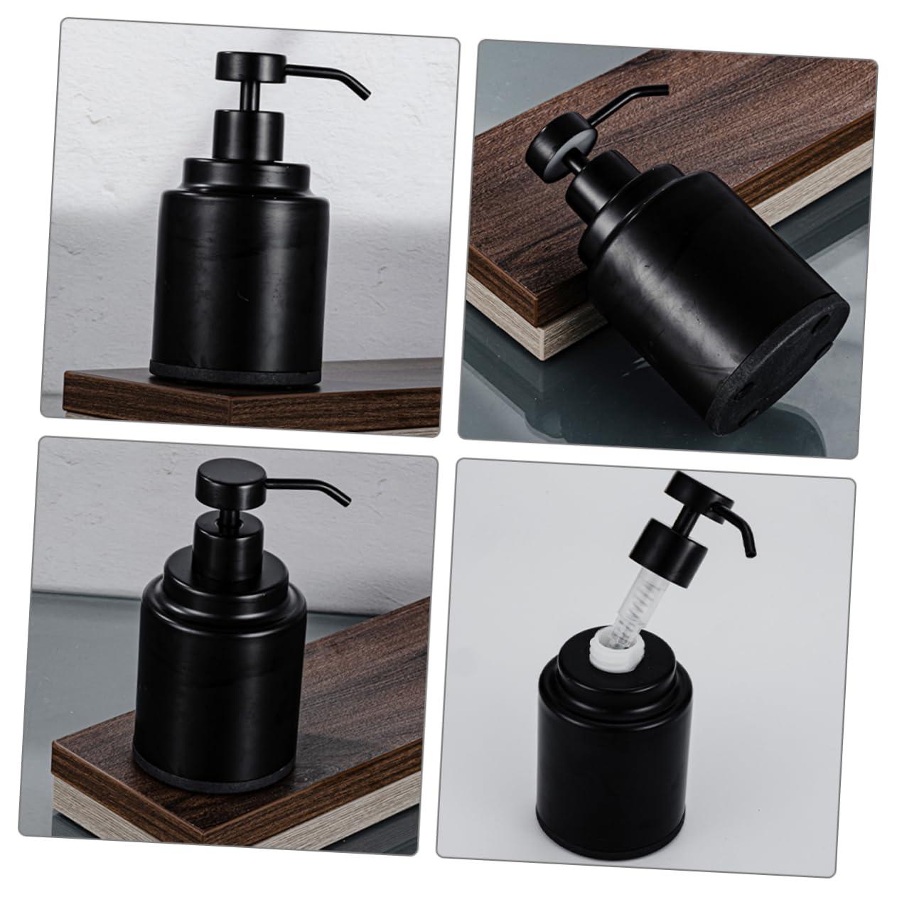 PRETYZOOM PRETYZOOM Press Pump Lotion Bottle Stainless Steel Shampoo Dispenser 300ml Empty Pump Bottle for Refill